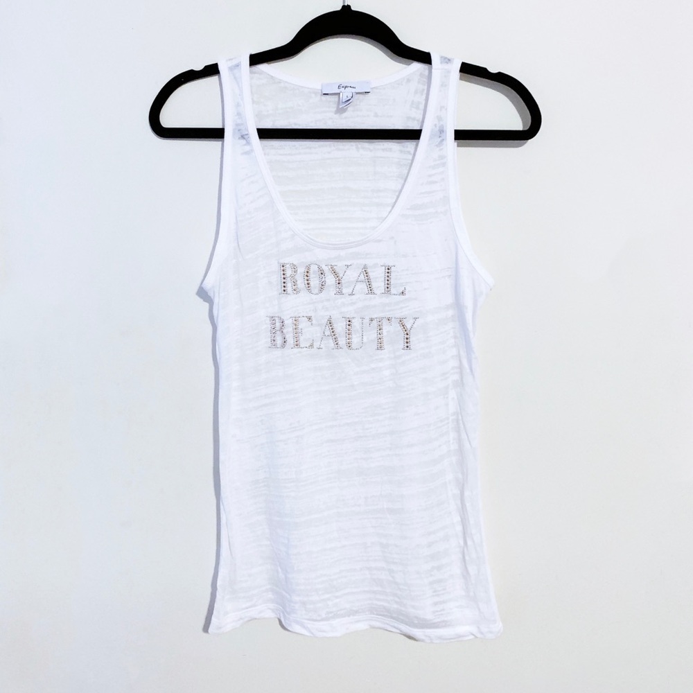 NWOT Express Sheer Tank Top